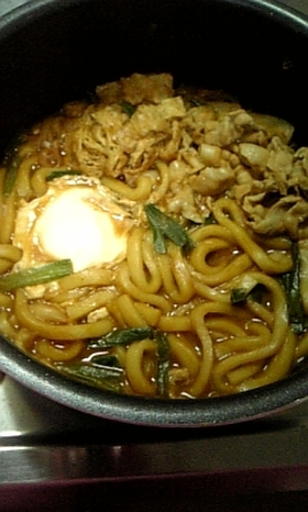 ☆豚バラで味噌煮込みうどん☆