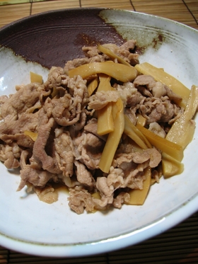 肉メンマ炒め