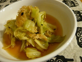 実家の味★キャベツ油揚げのさっと煮