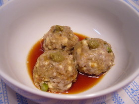蓮根豆腐だんご
