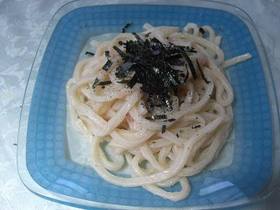 明太子スパより美味しい?明太子うどん♪