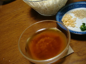♪ ~メンつゆ~ ♪そうめんひやむぎに!
