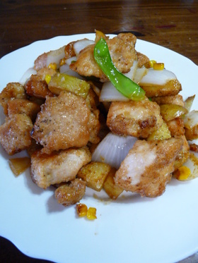 サワー漬け☆新玉で簡単・酢鳥♪リンゴ酢☆