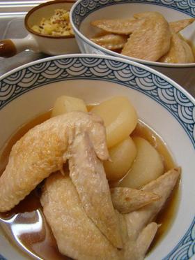 手羽先と大根の煮物