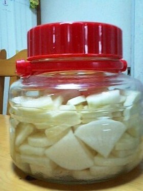 すっぱ辛!! 大根のサワー漬け