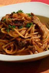 ピリ辛な大人のスパゲッティナポリタン
