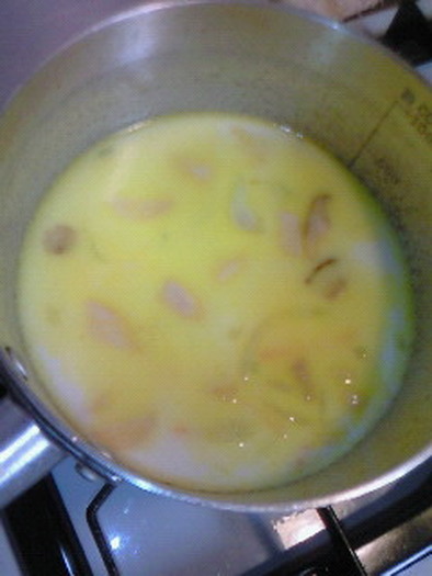即席クリームスープの写真