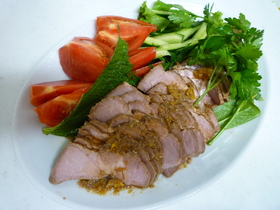 煮ない、焼かない簡単やわらかチャーシュー