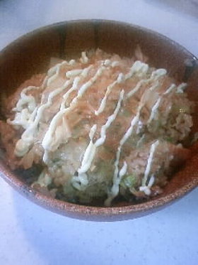 お手軽☆母の簡単ソース焼飯♪そばめしにも