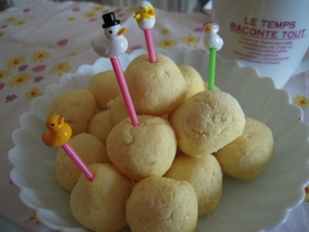 もふもふ♪一口おからボールケーキ