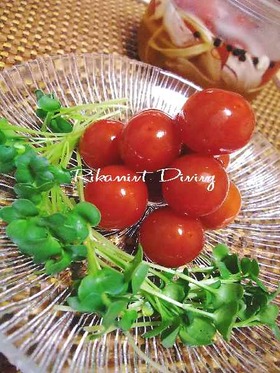 プチトマトと香味野菜のサワー漬け