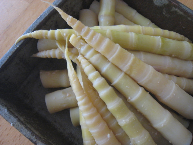 竹の子（姫竹）味噌煮（郷土料理）の画像