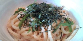 3分間クッキング!美味しい明太子うどん