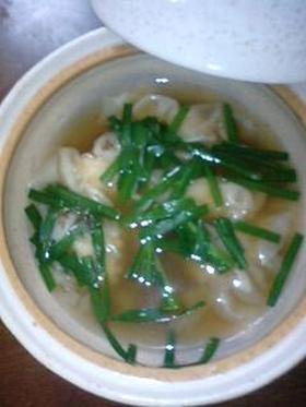 野菜リゾットワンタンスープ仕立て