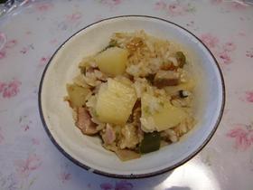 味付けは焼肉のたれ!炊き込みごはん☆