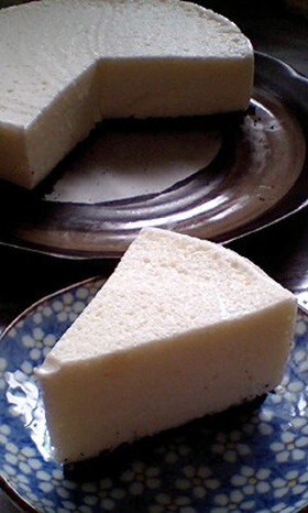 卵白消費☆ふわふわレアヨーグルトケーキ♪