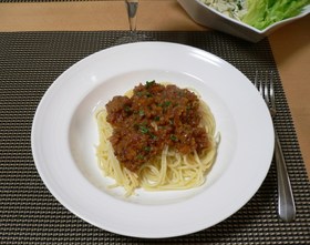 甘めのミートソース