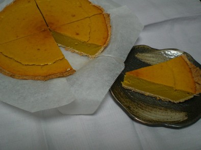 豆腐＆おからで　ヘルシーかぼちゃのタルトの写真