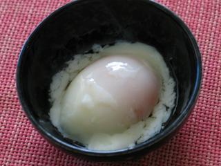 保温鍋で温泉卵の画像