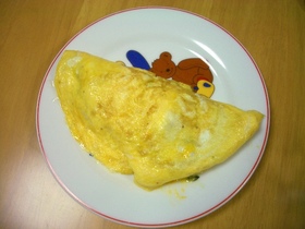 野菜たっぷり・ほうれん草のオムレツ