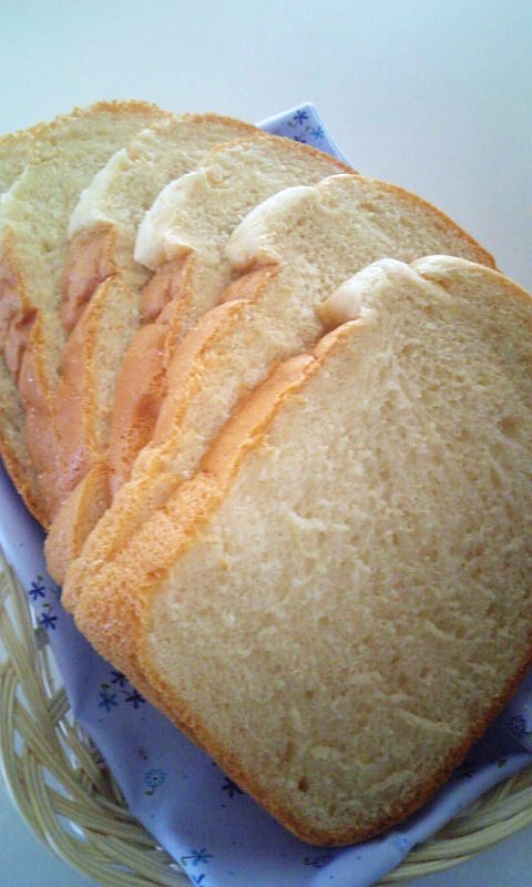 早焼きで✿しっとり✿ミルク✿食パンの画像
