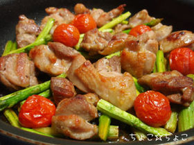 鶏もも肉のクレソル焼き