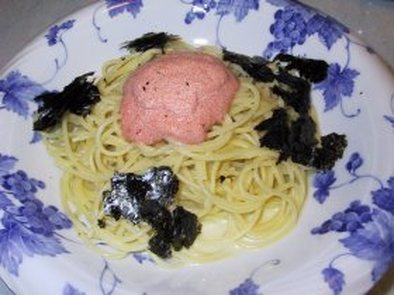 明太子のスパゲッティの写真