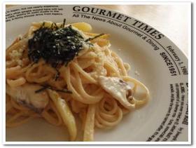 じゃがいもとタラコのパスタ.:*・゜