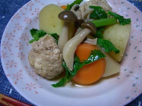 大根と肉団子の煮物