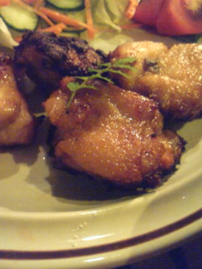 鶏肉の木の芽醤油焼きの写真