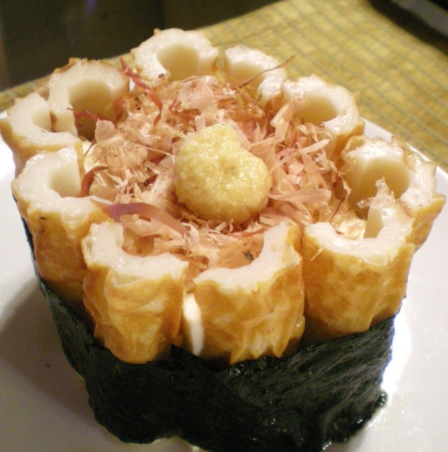 【おつまみ】☆お豆腐と竹輪のケーキ☆の画像