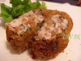 アジのバクダン揚げ
