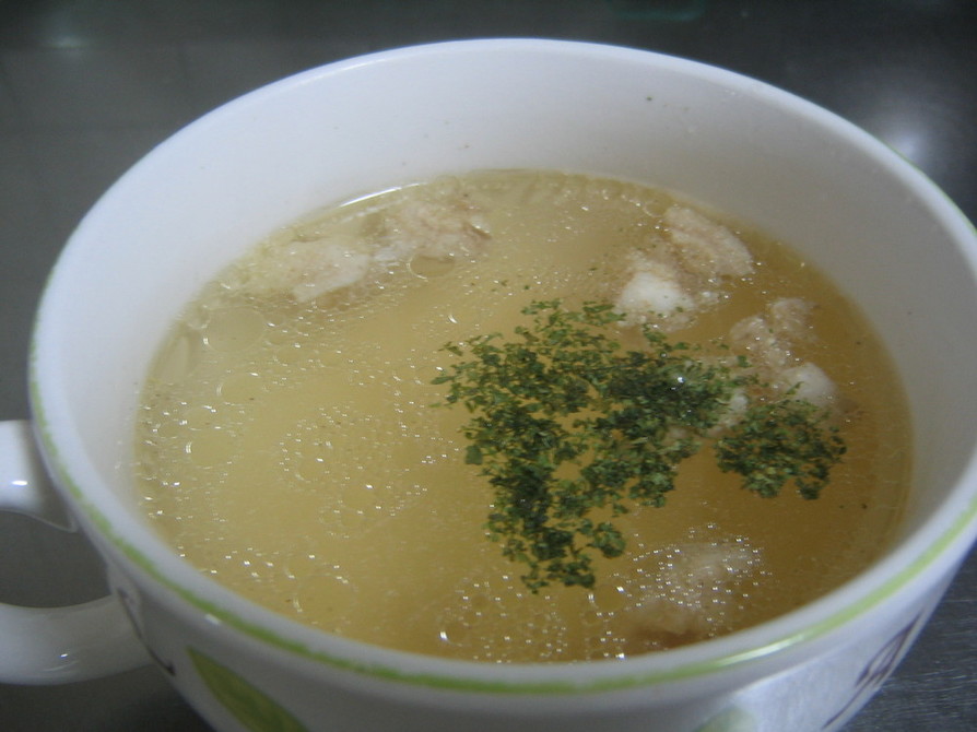 鶏皮スープの画像
