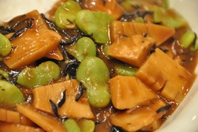 そら豆の和風カレー