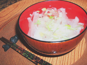 大根の和風スープ