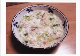 余った卵白の簡単中華スープ♪