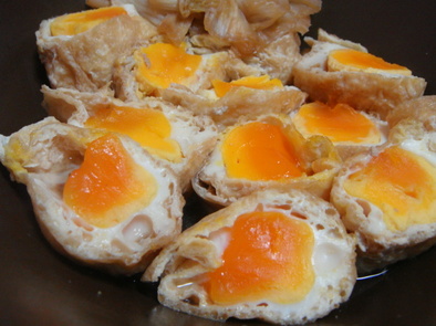 懐かしい味☆卵の袋煮の写真