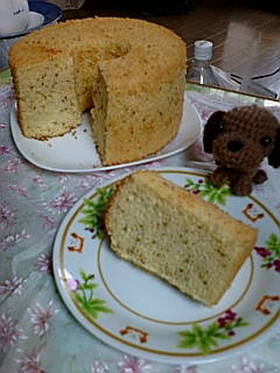 紅茶シフォンケーキ+.(´∀`*).+゚