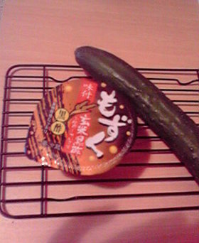 市販もずく酢を食べやすく