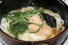 讃岐うどんのおいしい食べ方②もろみうどん