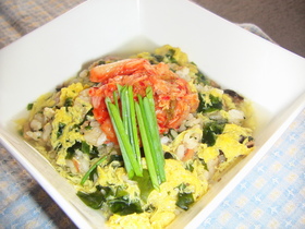 クノールたまごスープで☆簡単スープ炒飯♪