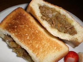 ホットカレーサンド