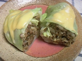 ♡ドライカレーのキャベツロール♡