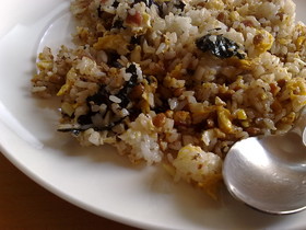 納豆梅チャーハン