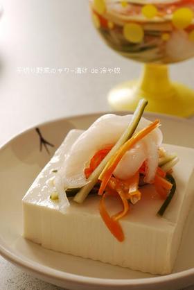 千切り野菜のサワー漬けdeアレンジ色々♪