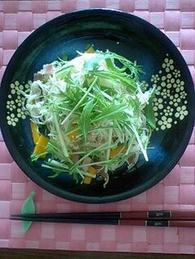 フライパンひとつでそうめんちゃんぷる~~