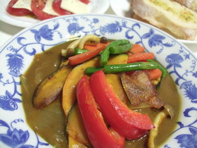 焼き野菜カレー