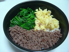 美味しい!3色丼