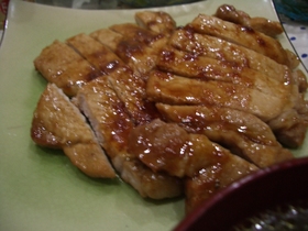 豚肉の照り焼き~生姜風味~
