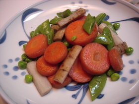新ごぼうの温野菜